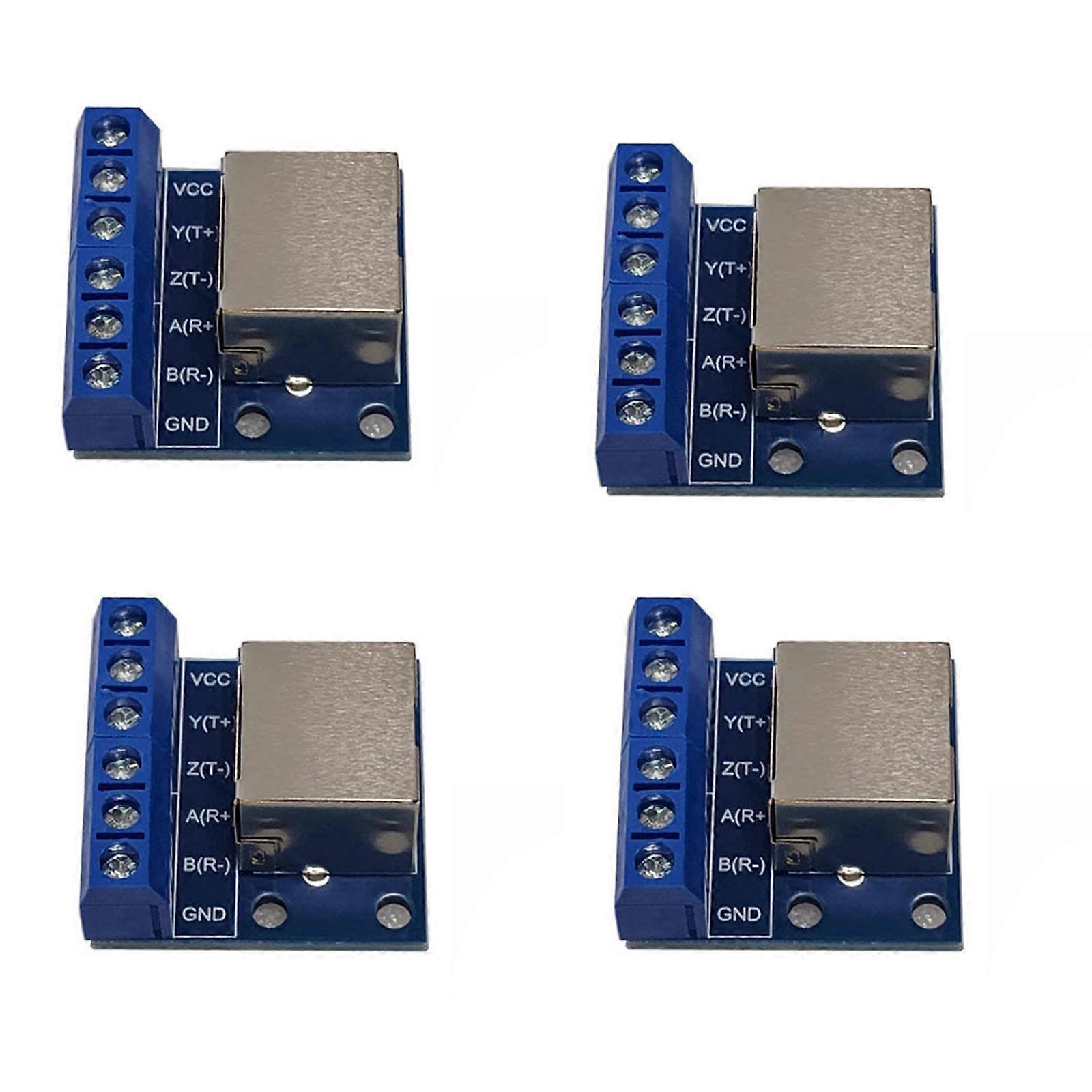 6 Position RJ45 Ethernet Module For Automation Equipment Supporting Transmission Multicolor
