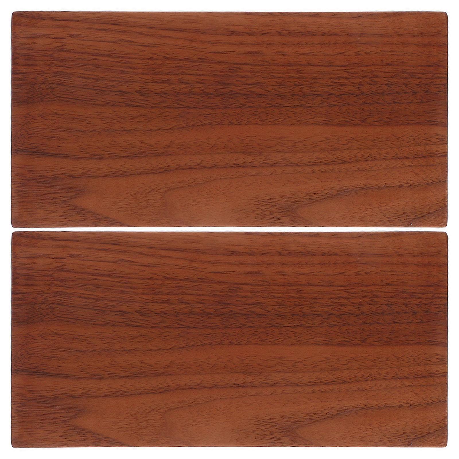 Natural Walnut Wood Craft Boards for DIY Projects with Authentic Grain Patterns  Unfinished Light Brown 7.8x4 Inch