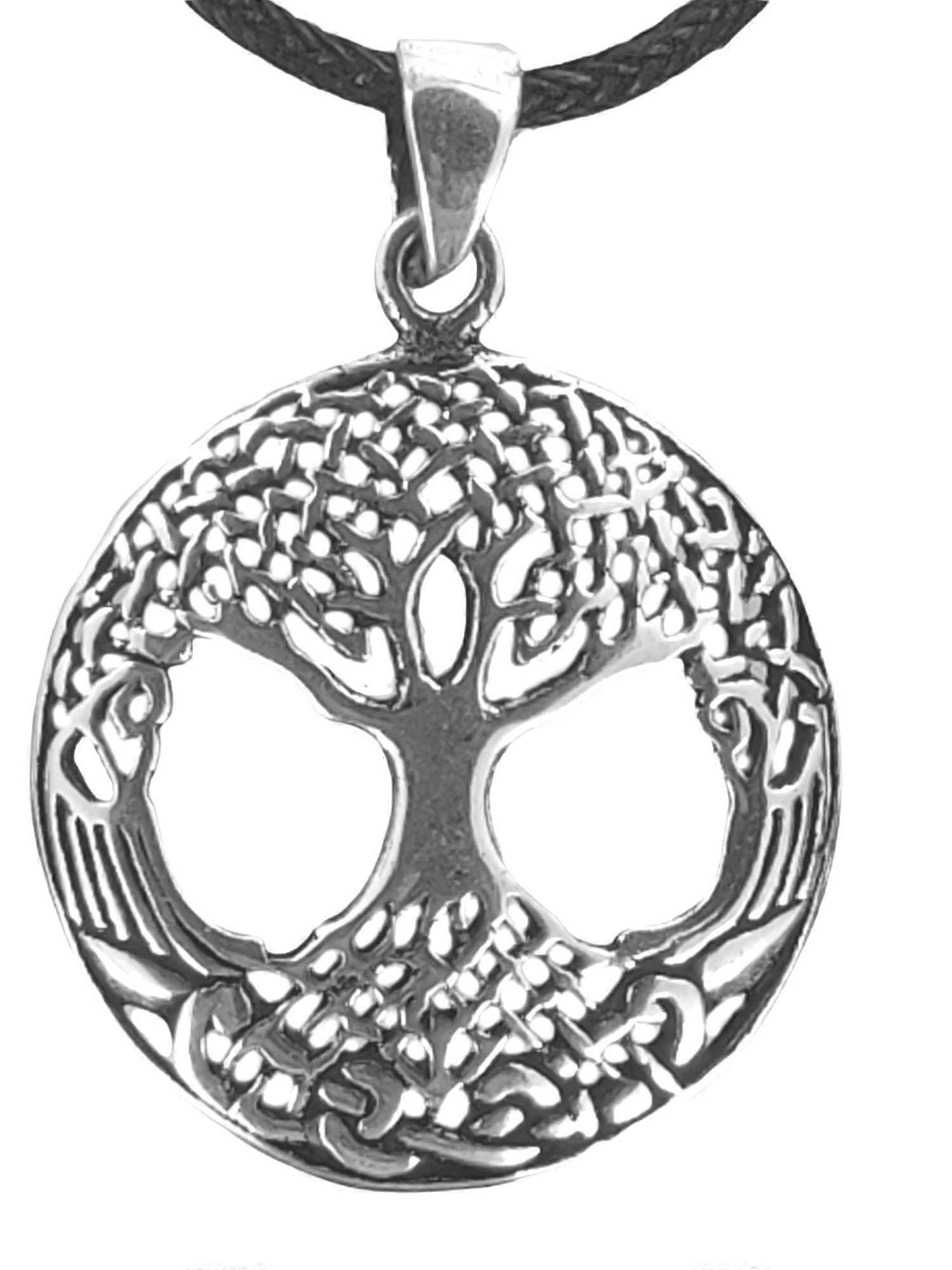 Lebensbaum 92 Mit Korbkette - Silber