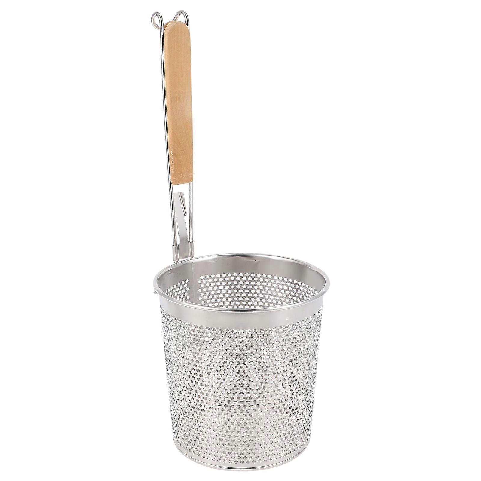 Eease Noodle Strainer Spoon with Handle for Asian Kitchen