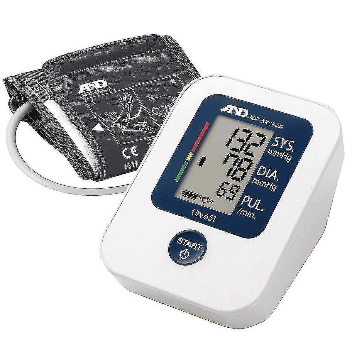 A&D UA651 Automatic Upper Arm Blood Pressure Monitor - Clinically Validated with IHB Detection & 30 Memory Slots_MM2_lhh