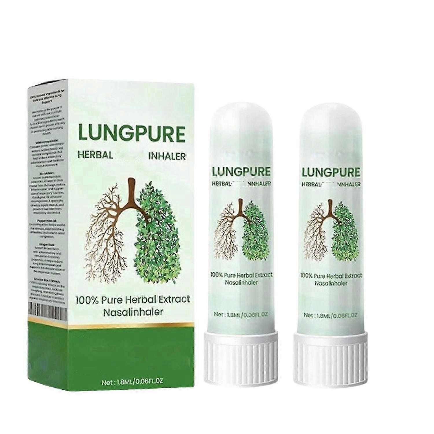 CalmDerm & Timilk Brand Herbal Inhalers Pack (1-3PCS) with 25-26S Feature