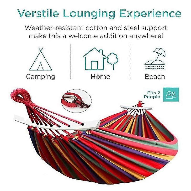 Heavy duty canvas hammock with carrying case