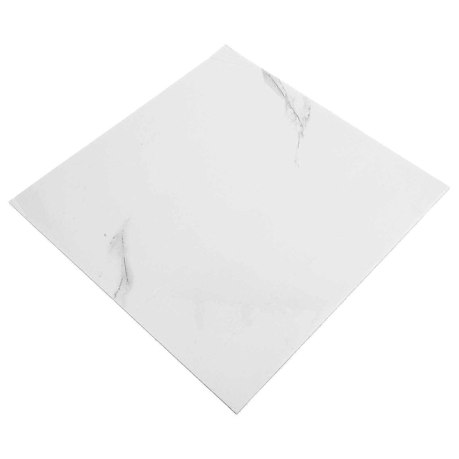 Tile Wallpaper Moisture Proof Marble Pattern Wall Stickers for Bathroom