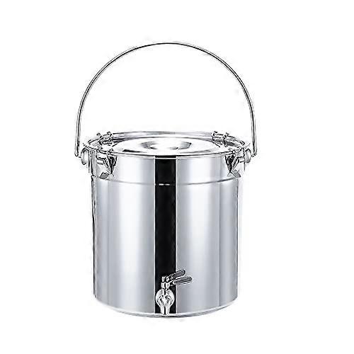 201 Stainless Steel Stock Pot with Lid, RustResistant Large Soup Pot for Kitchen and Storage