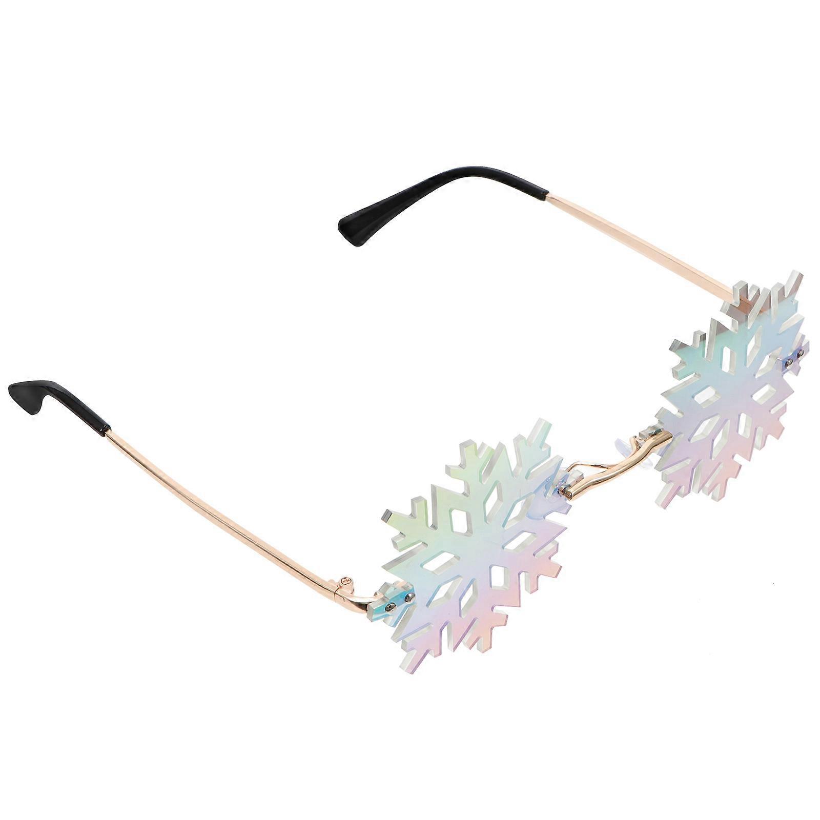 Snowflakes Party Glasses for Decoration Use 3Pcs Eyewear