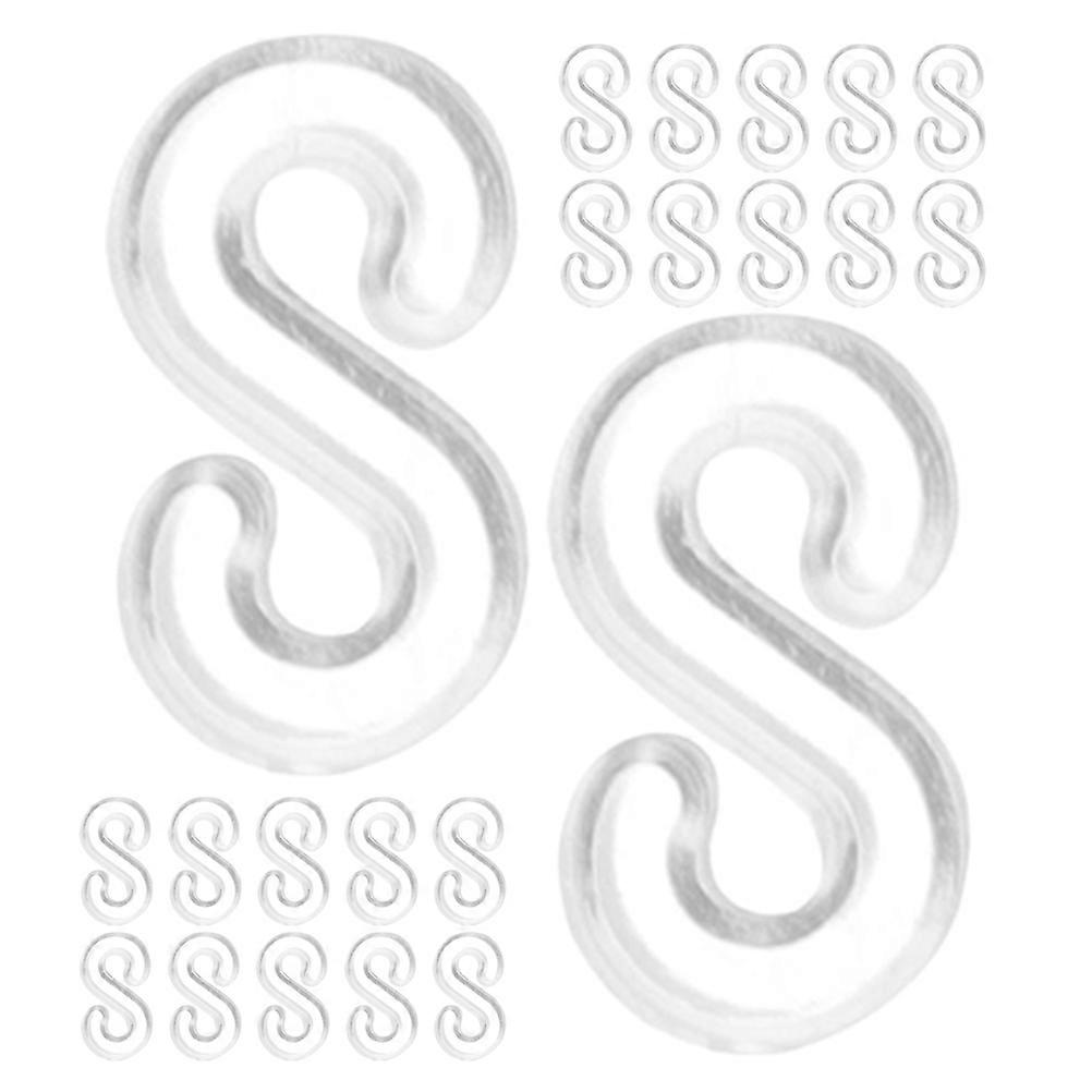 Plastic S Clips for Loom Bracelet Making Tool with 1000Pcs Quantity