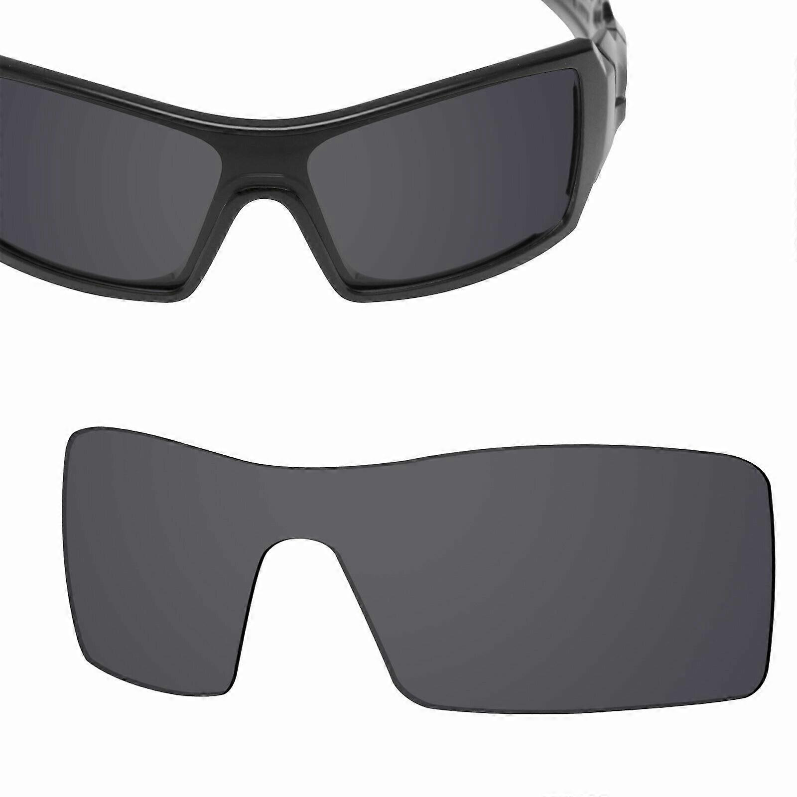 Polarized Replacement Lenses for-OAKLEY Oil Rig Sunglasses Solid Black UVA&UVB
