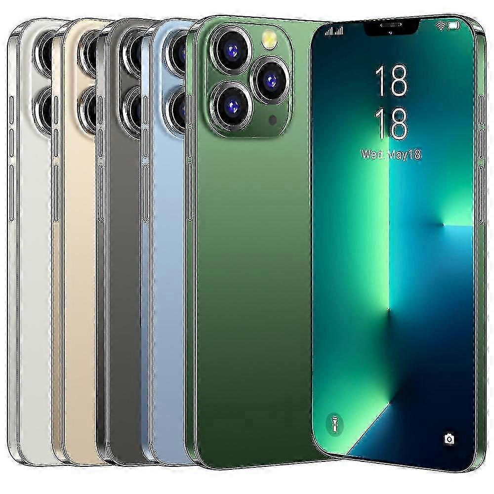 PT ゴールド新しい携帯電話 I13promax スマートフォンアンドロイド 6.3 インチオールインワンマシン