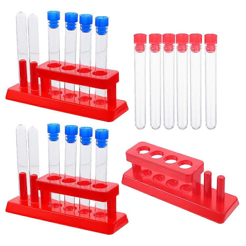 Experiment Tubes with Stand for Laboratory Science Activities 5Sets