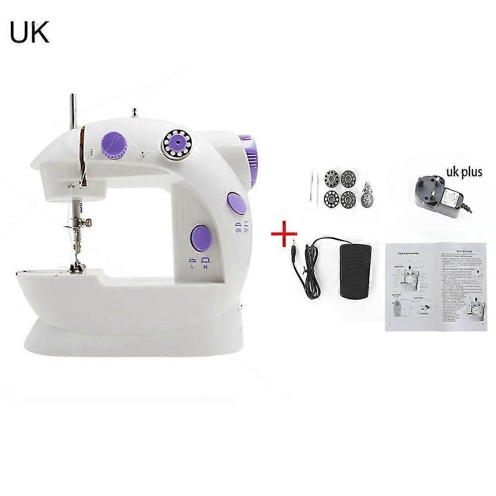 Portable Household Electric Stitching Pedal Mini Table Model Sewing Machine