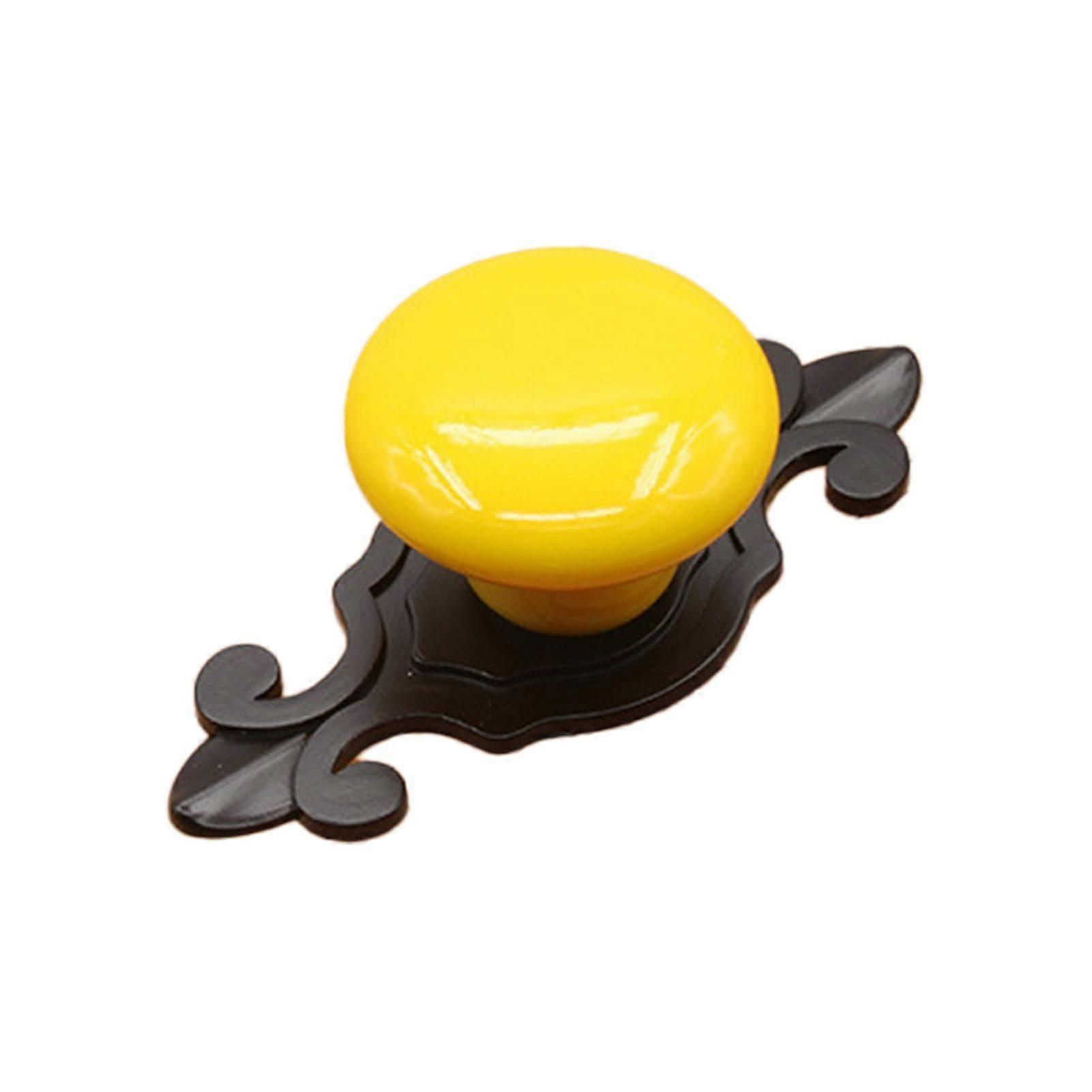 Exquisite Glossy Surface Cabinet Pull Ceramic Practical Anti-slip Drawer Pull For Home