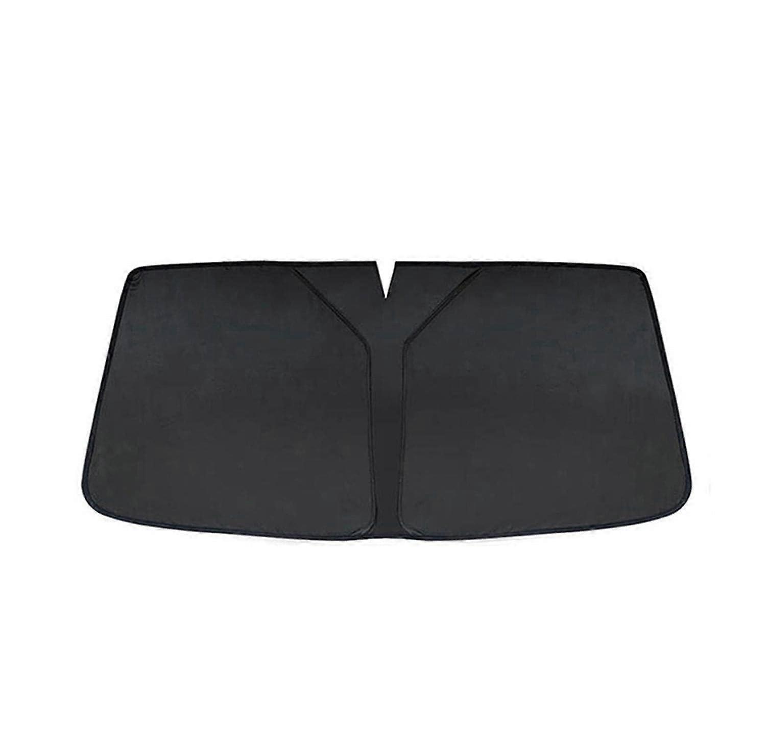 Car Sun Shade Windshield Sunshade for MG MGS5 EV 2025, UV Blocking Foldable Front Visor, Black