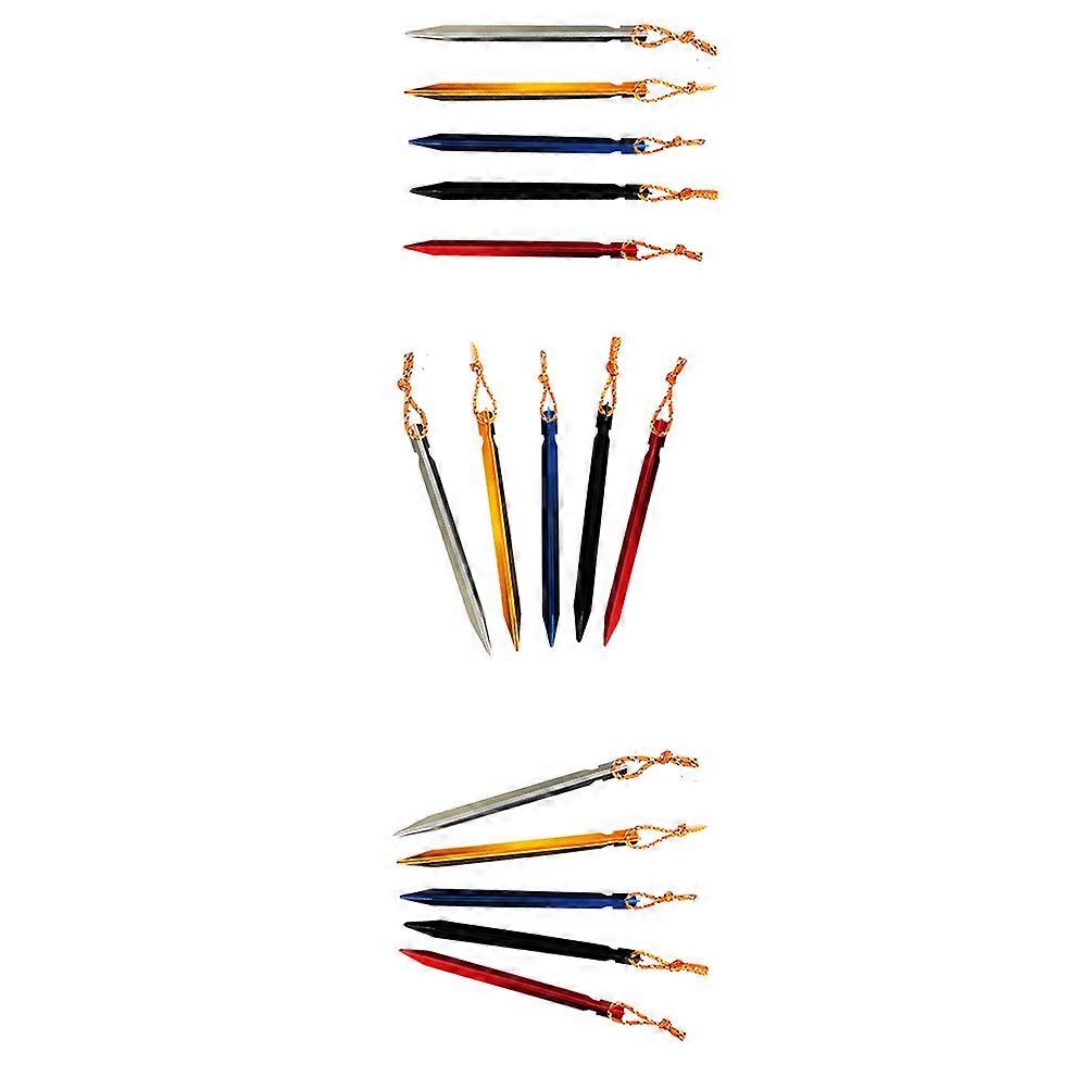 Shape Aluminium Tent Peg for Outdoor Use 10Pcs Snow Peg