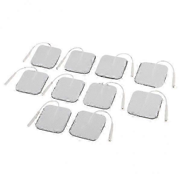 2025 2x10pcs Replacement Massage Pads for Massagers 2x2Inch Electrode Pads
