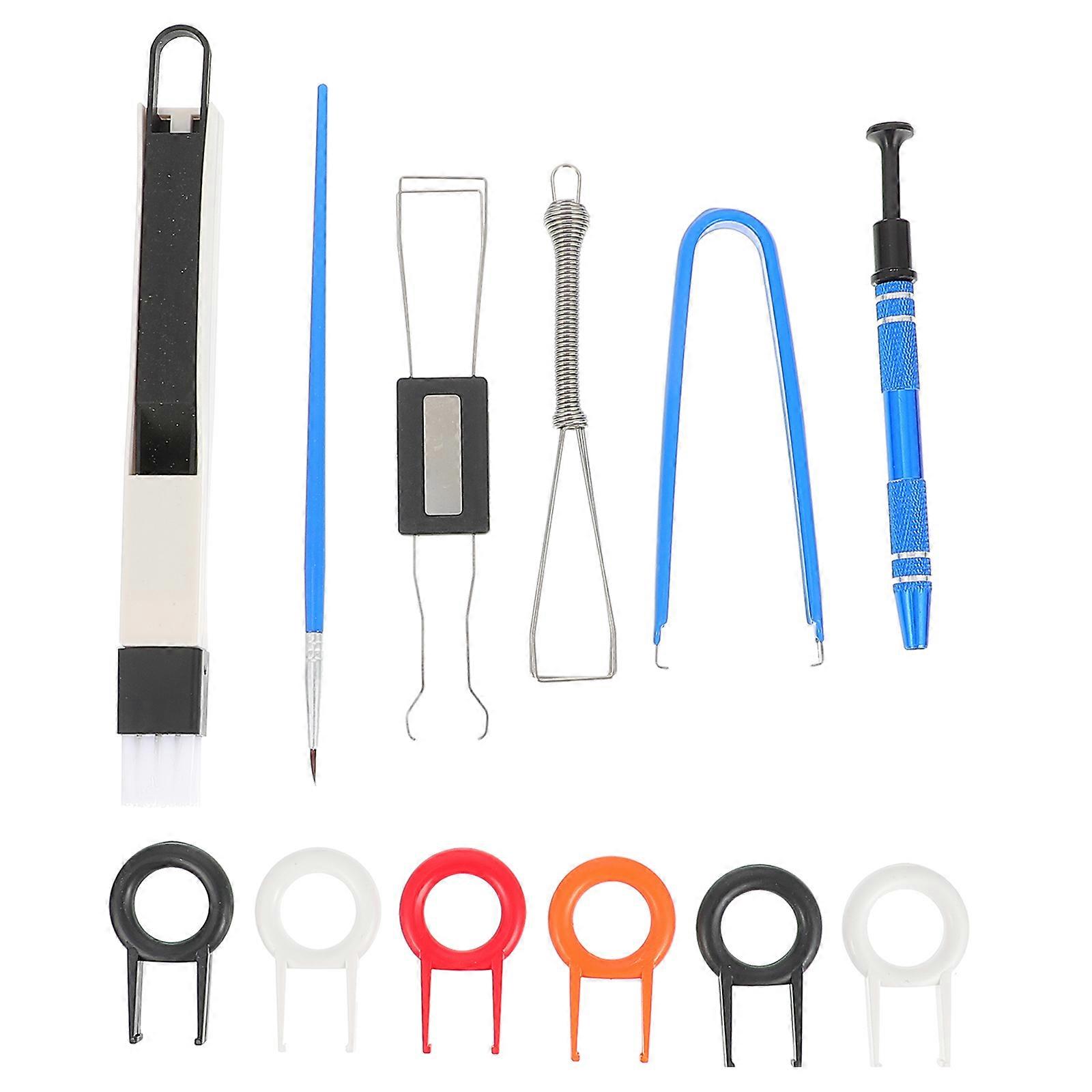 Mechanical Keyboard Puller Keyboard Cleaning Brush for Cleaning Use 2Sets