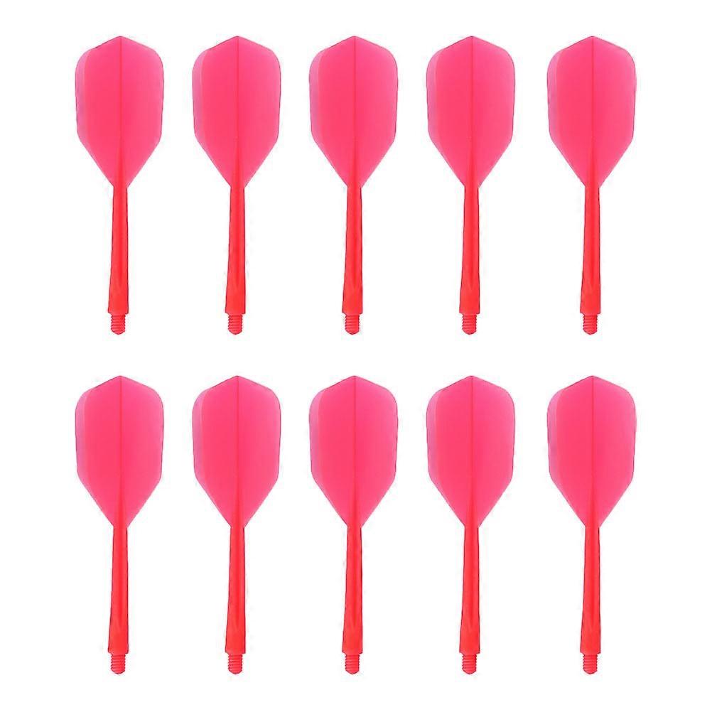 10Pcs Red Plastic Dart Flights for Dart Accessory Use