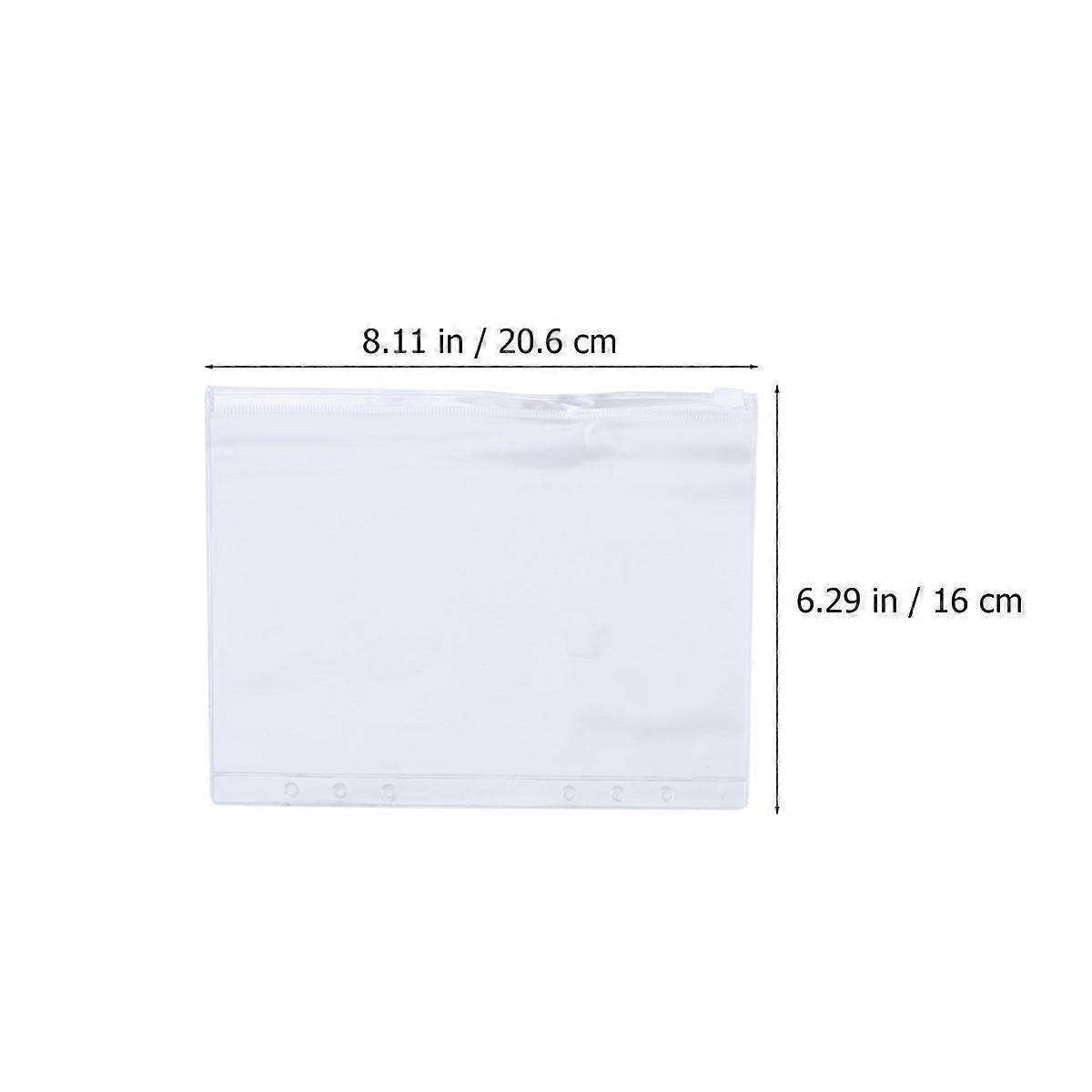 Document Folder A5 Document Folder for Folding Files Use 24Pcs Clear Plastic