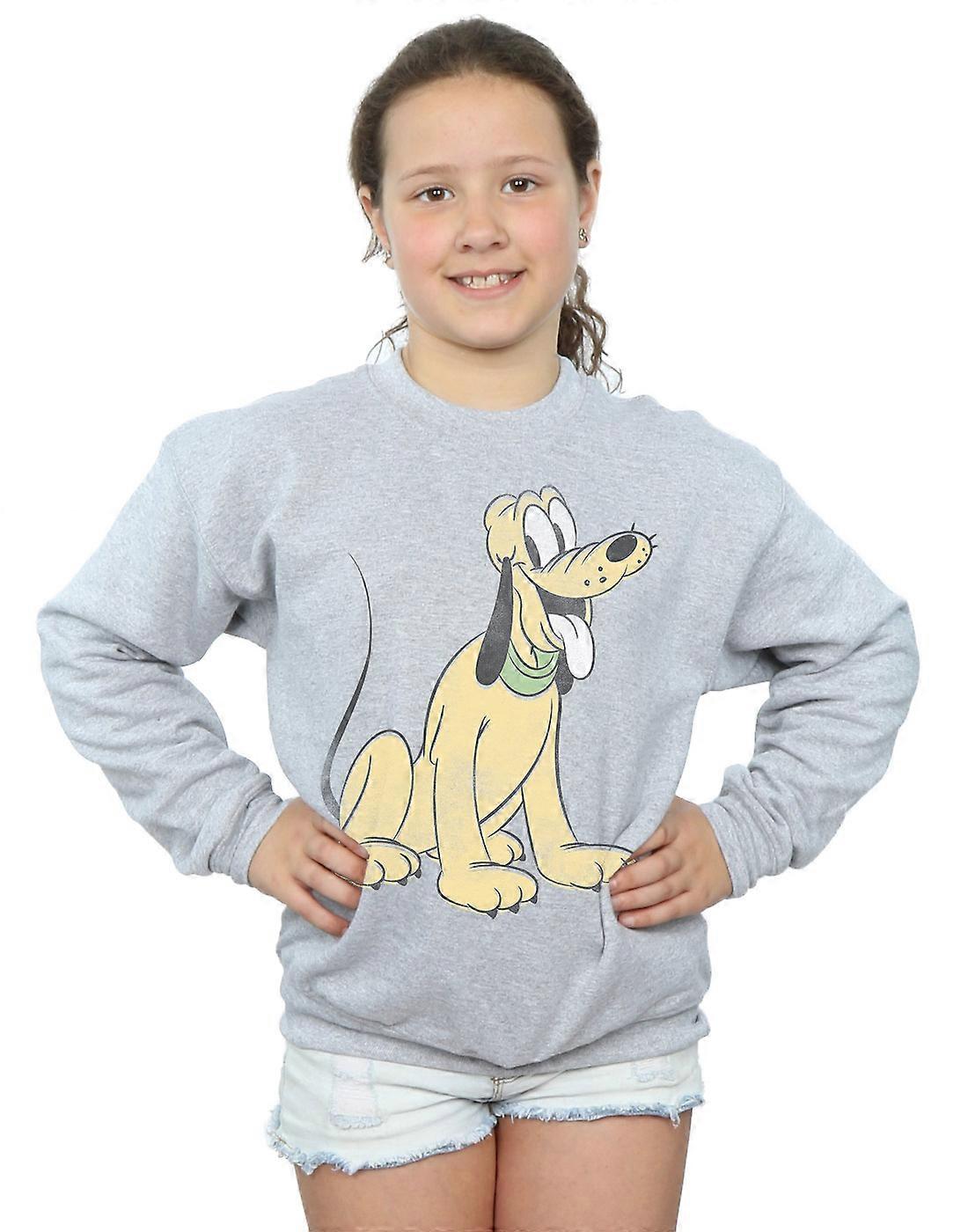 Disney Girls Pluto Sitting Sweatshirt