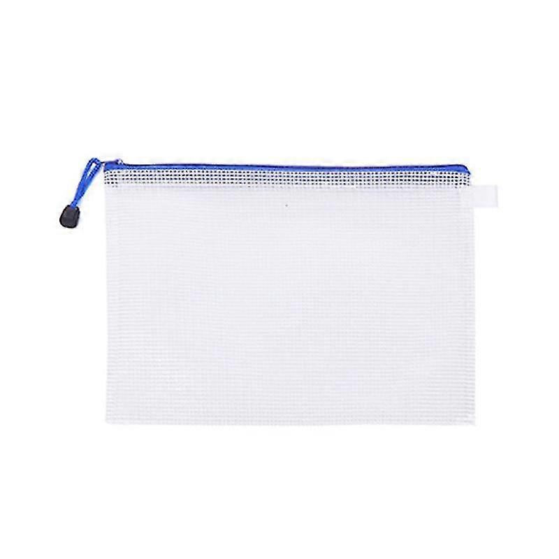 Plastic Zipper Bag File Storage Document Protective Folder School Stationery