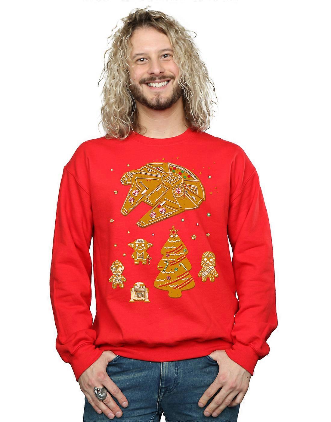 Star Wars Men's Sudadera rebeldes de pan de jengibre