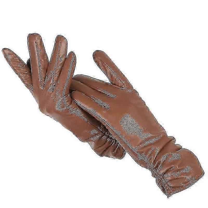 Winter Genuine Leather Gloves Suitable for Sheepskin