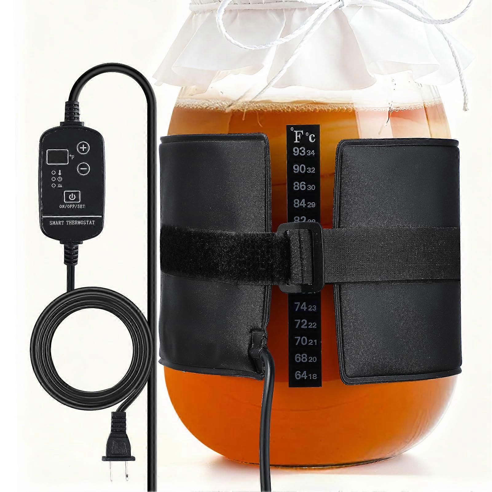 Kombucha Heating Wrap with Digital Temperature Control for 1 Gallon Brewing and Fermentation