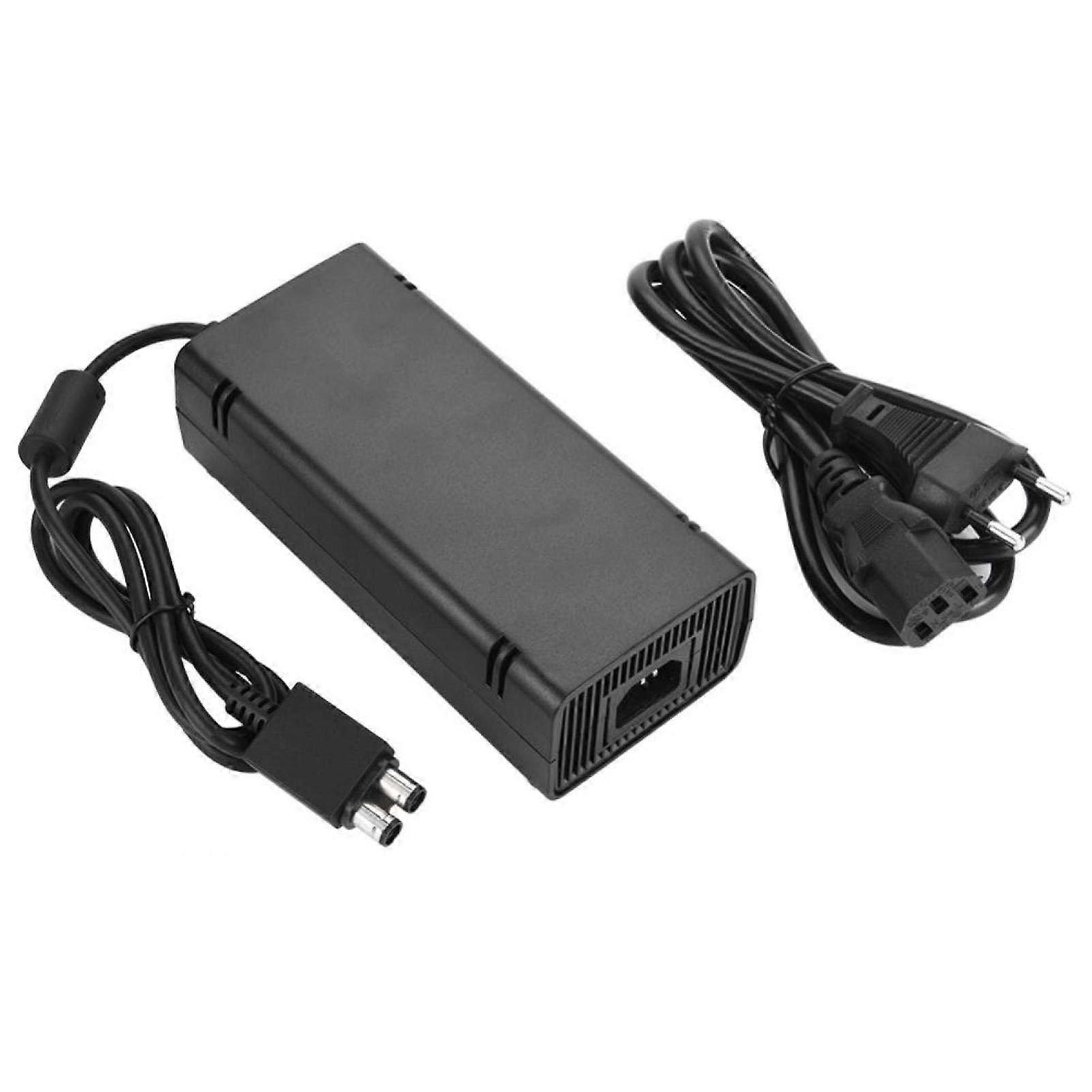 Power Supply for Xbox 360 Slim with Global Voltage Compatibility and LED Indicator Replacement Adapter