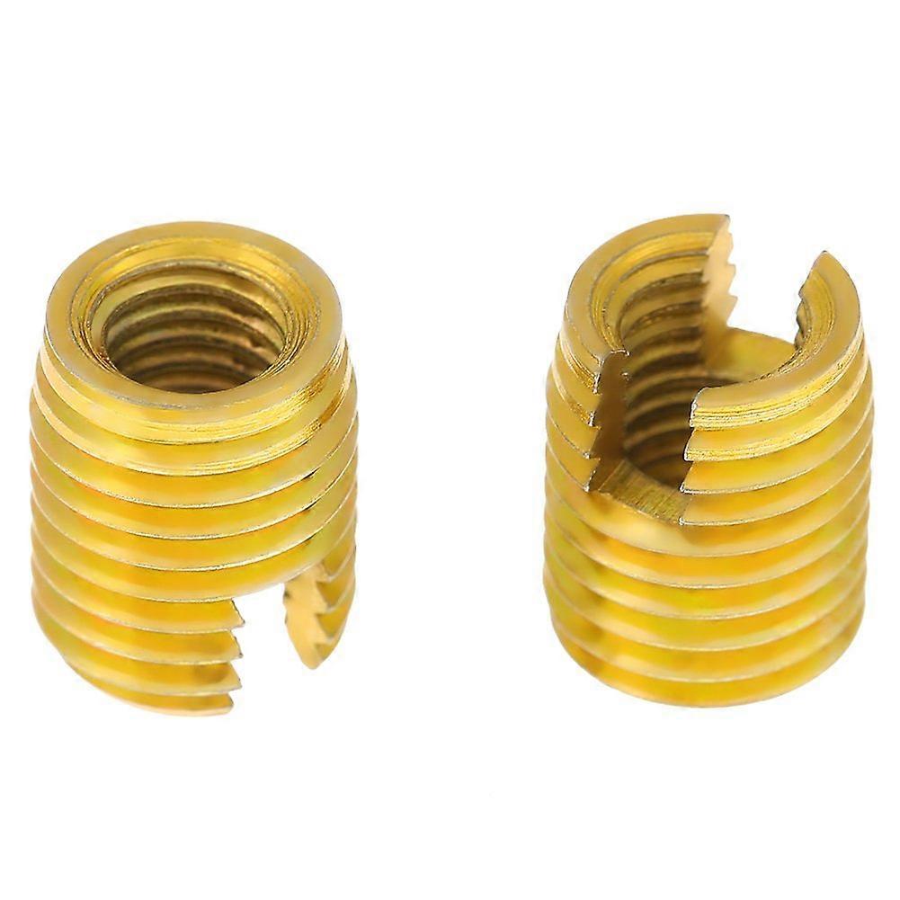 10pcs M8 x M5 Self Tapping Threaded Inserts for Automotive Thread , Vibration Resistant