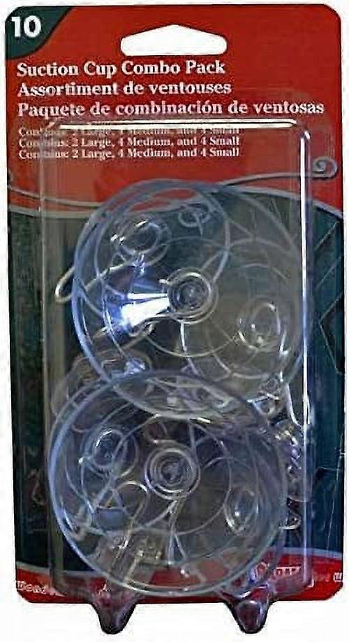 9512-99-3040 Suction Cups with Hooks, 12-Pack