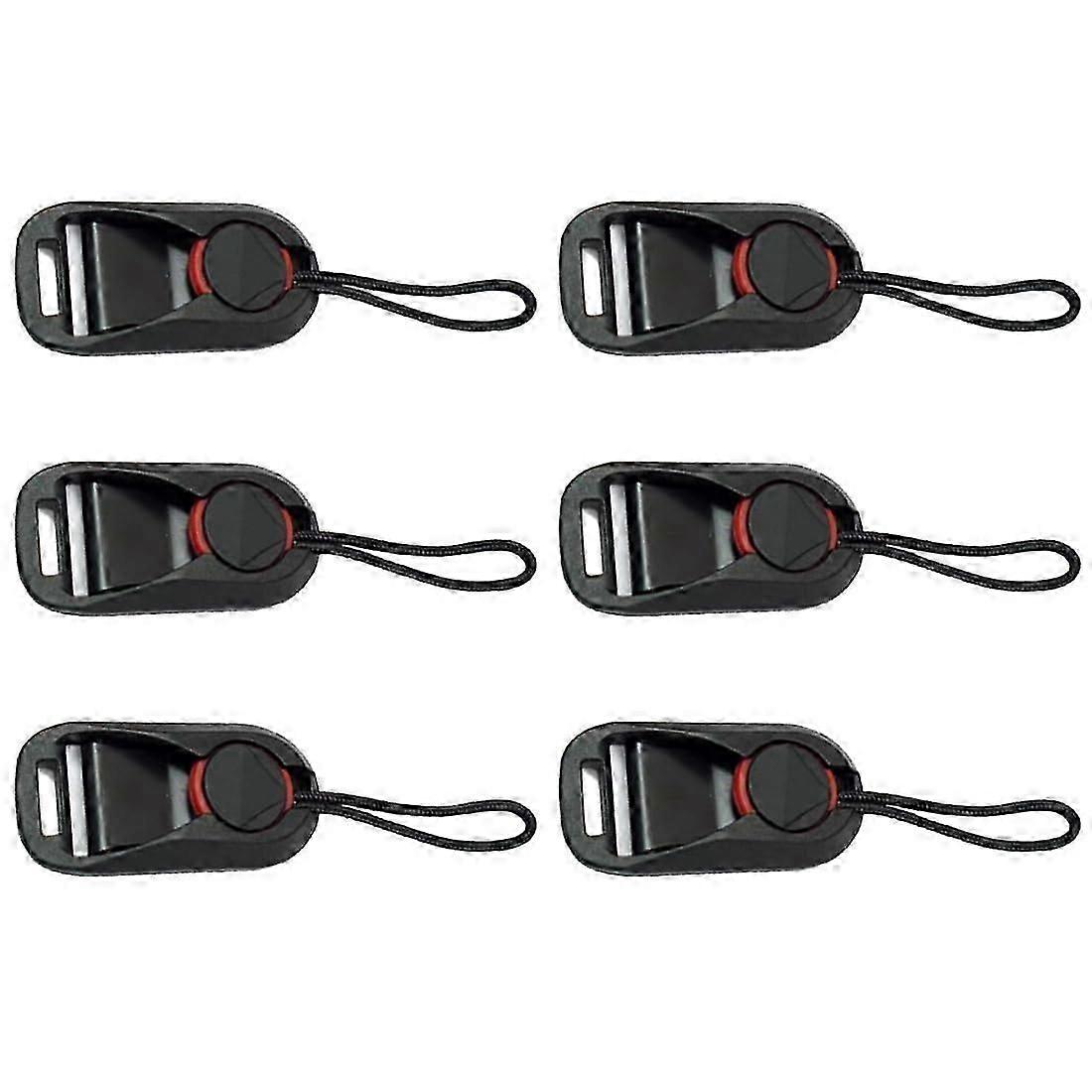 6 Pieces Camera Strap Adapter Camera Quick Release Camera Strap Buckle Camera Buckle Camera Neck Shoulder Strap Adapter Quick Release Buckles, black