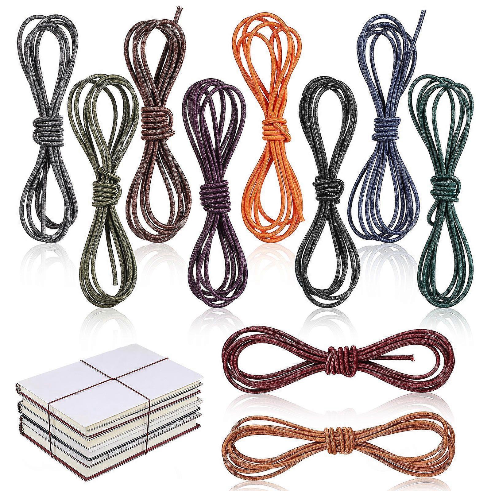 10 Pcs Notebook Elastic Spring Bands Connecting Insert Refill Replacement Strap Bands Accessories For Travel Journal Notebook Planner