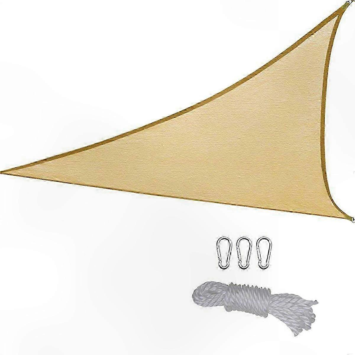 Extra Large Triangular Shade Sail for Windows, 1x1x1 Meter
