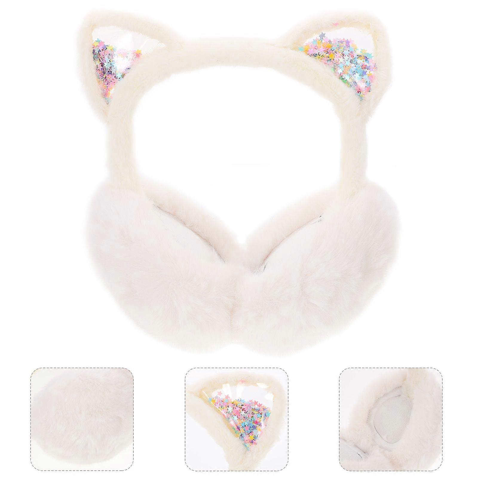 Plush Earmuff Winter Plush Headband Warm Ear Cover Windproof Ear Protector