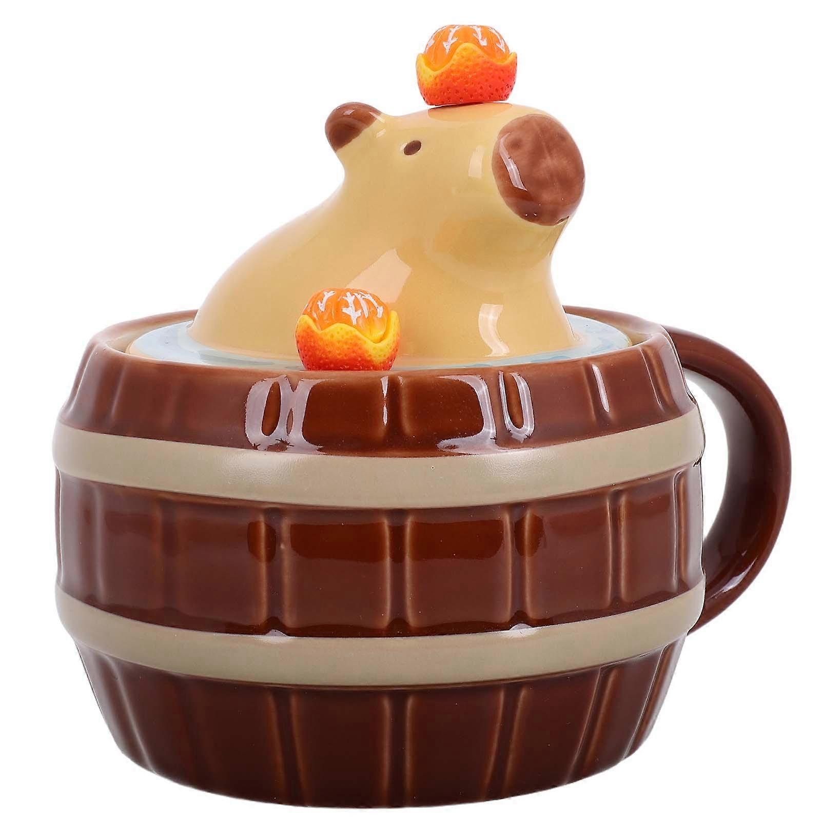 Themed Ceramic Water Mug for Home Use