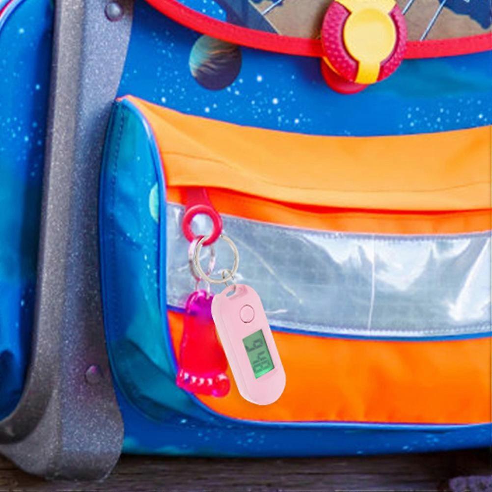 Candy Color Electronic Keychain Hanging Watch with Silent Function 3Pcs