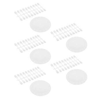 Runde Nagellackkarten, Farbdisplay für Maniküre, 5er-Set, Kunststoff