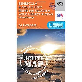 OS Explorer Map aktiv (453) Benbecula und South Uist/Beinn Na Faoghla Agus Uibhist ein Deas (OS Explorer aktiv...