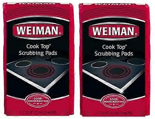 Weiman Cook Top Scrubbing Pads 2 Pack