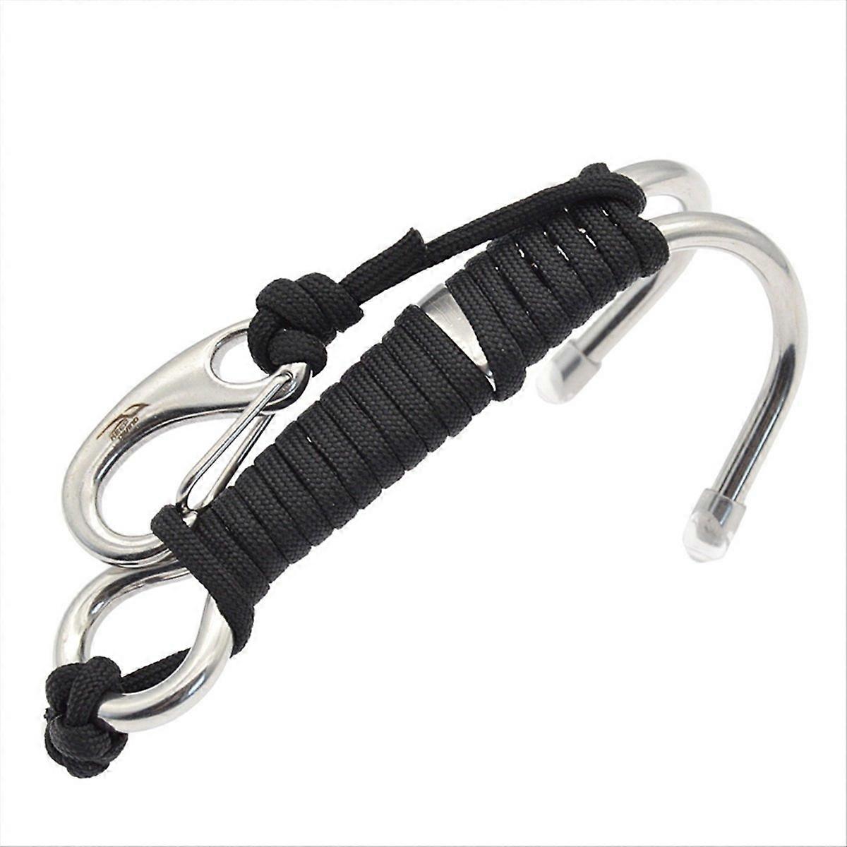  Scuba Diving Double Dual Reef Drift Hook,Black