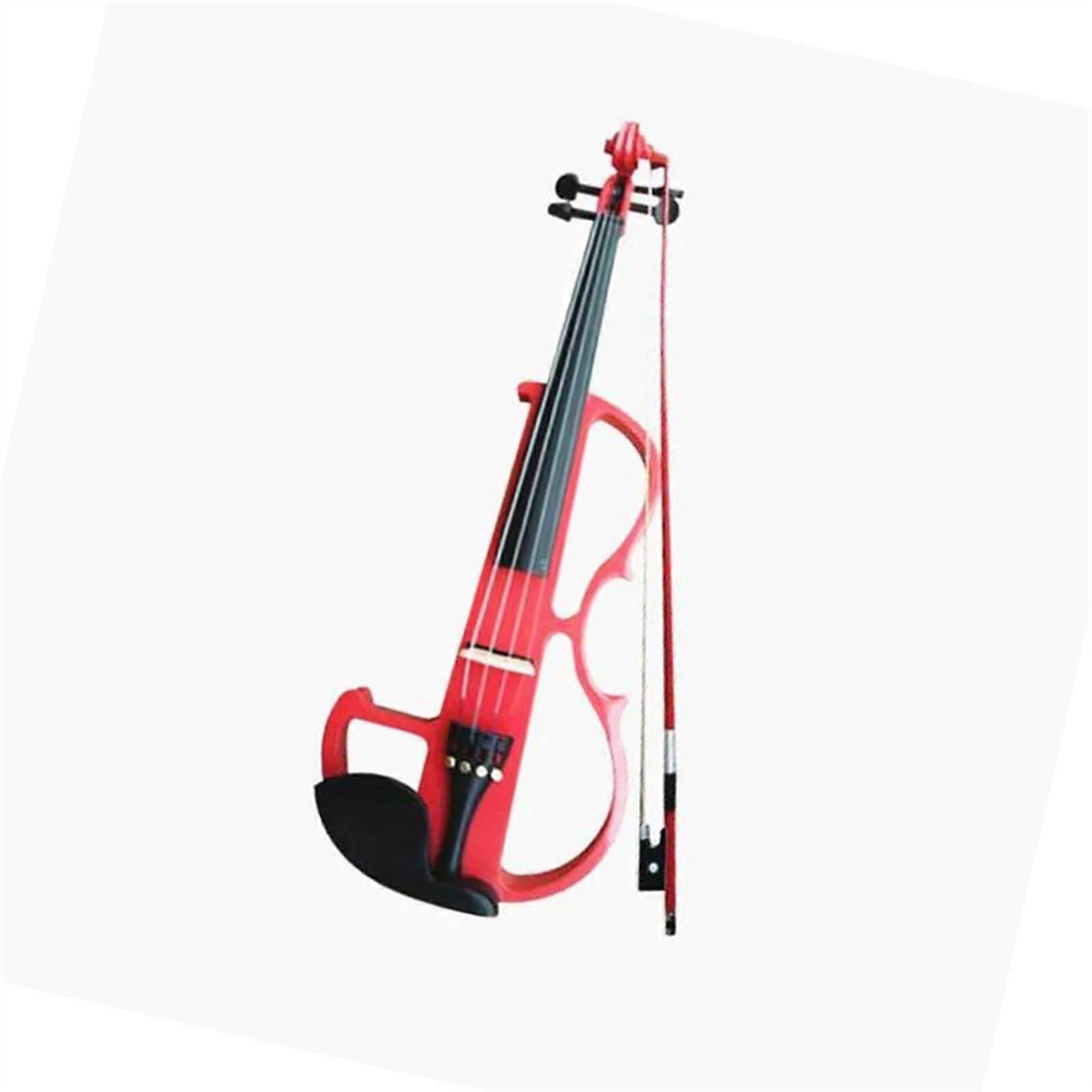 Pink Electric Violin for Beginners with Distinct Finish and Consistent Performance Quality