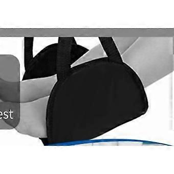 Apoio para os pés portátil INF Travel Foot Humock em poliéster-algodão, ideal para aviões, trens e escritórios, 110 x 45 cm.