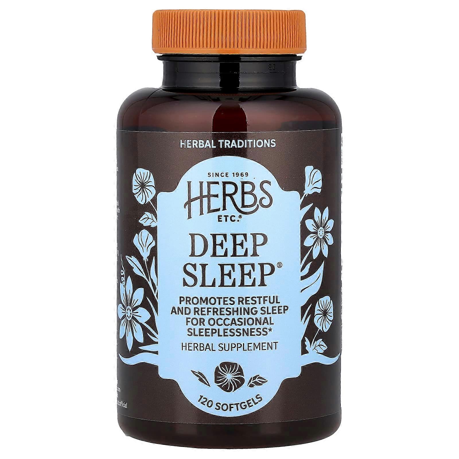 Herbs Etc., Deep Sleep, 120 Fast-Acting Softgels