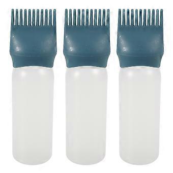Hair Color Bottle Applicator Comb for Hair Dye 3Pcs Plastic Multi Use