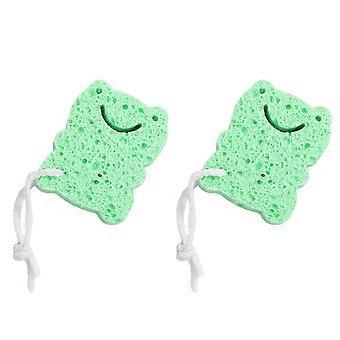 Infant Bath Sponges Honeycomb Baby Bath Sponges for Bathing 2Pcs
