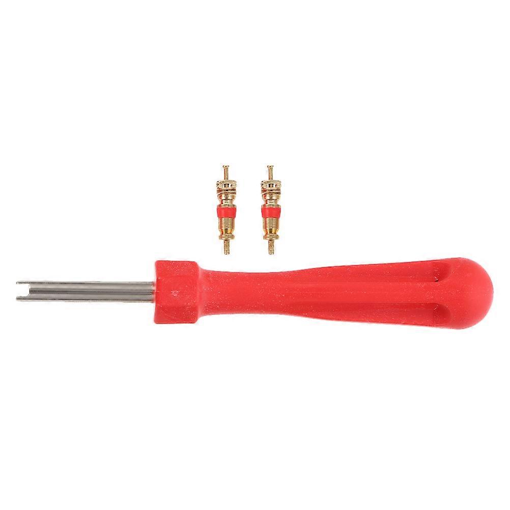 Single Head Tire Valve Tool Valve Core Replacement 4Sets for Vehicle