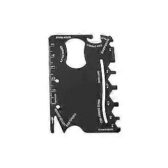 Multi Function Chuck Military Tool Card Stainless Steel Can/screw Drivers Letter/Bottle Openers Phone Bracket Peelers Ruler,dbIAOS