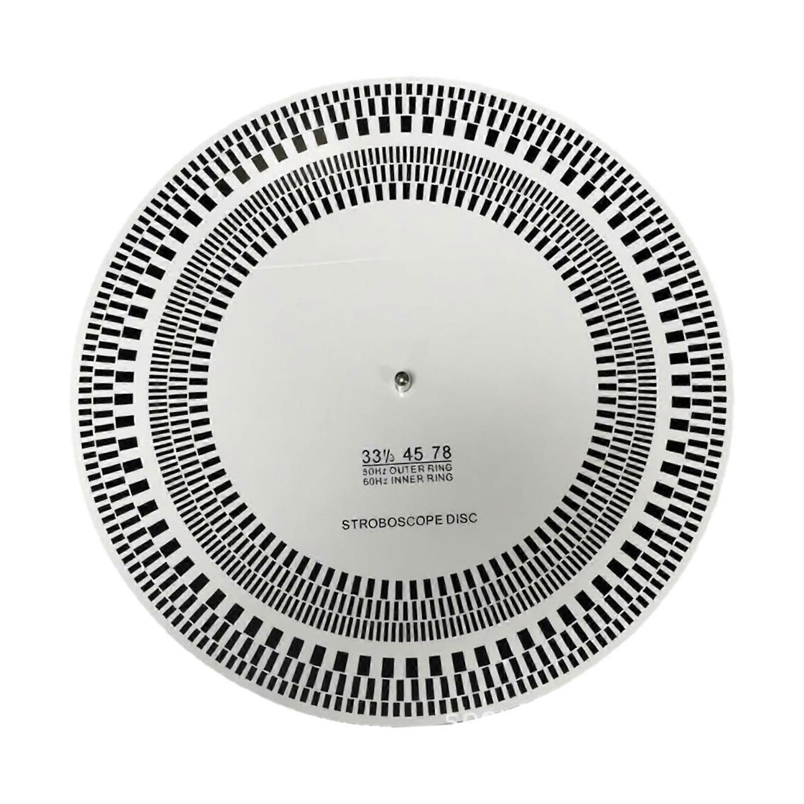 Turntable Tachometer Strobe Disc Tests Rotational Speed Detection Premium