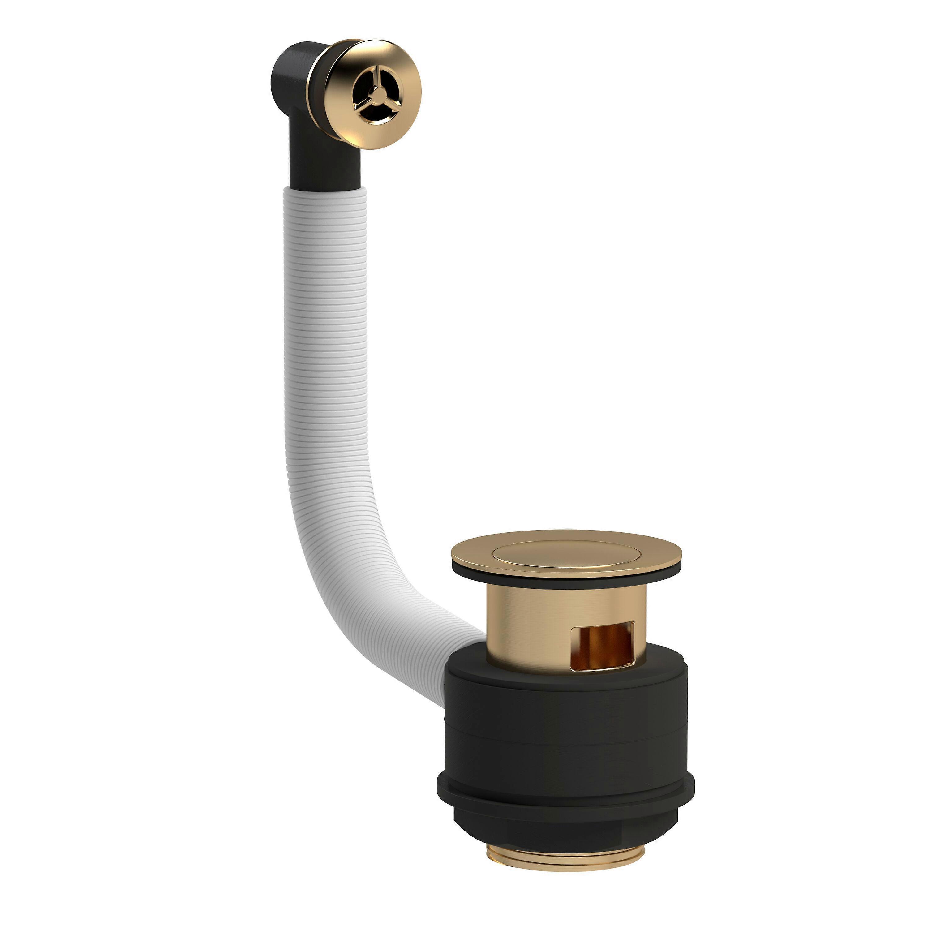 Basin Waste With Brass Overflow