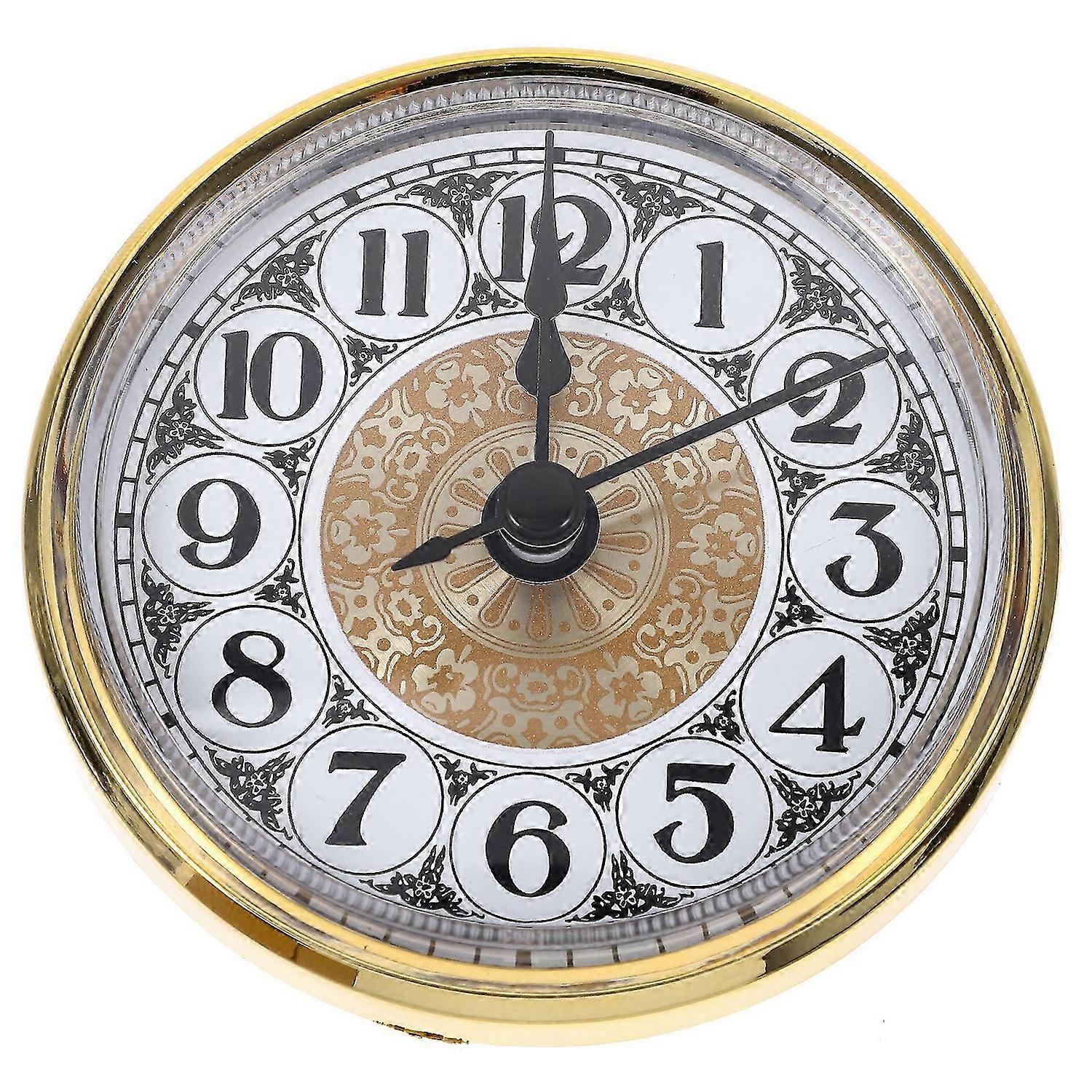Replacement Clock Insert Miniature Clock Face Clock Kit Mini Clock Insert Home Supply